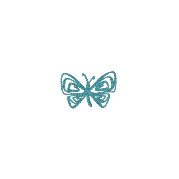 TATTOO BUTTERFLY TURCHESE