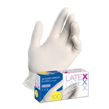 GUANTO LATTICE CON TALCO PZ. 100 SMALL