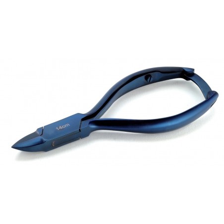 Tronchese concava blu cm. 14