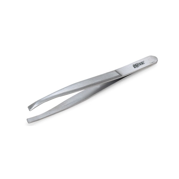 PINZETTA DEP.INOX SATINATA OBLIQUA CM.9
