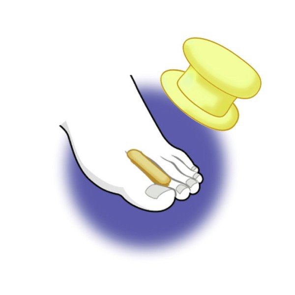 Raddrizz Alluce in Gomma